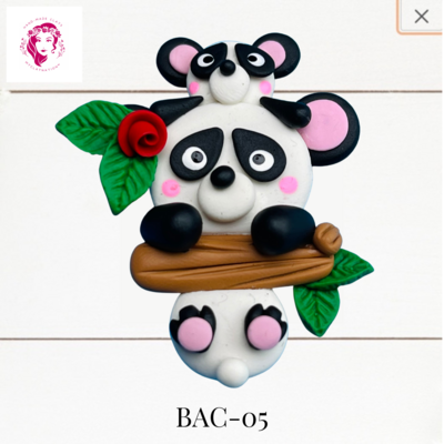 BAC-05: Animal Babies Clay Bow Center