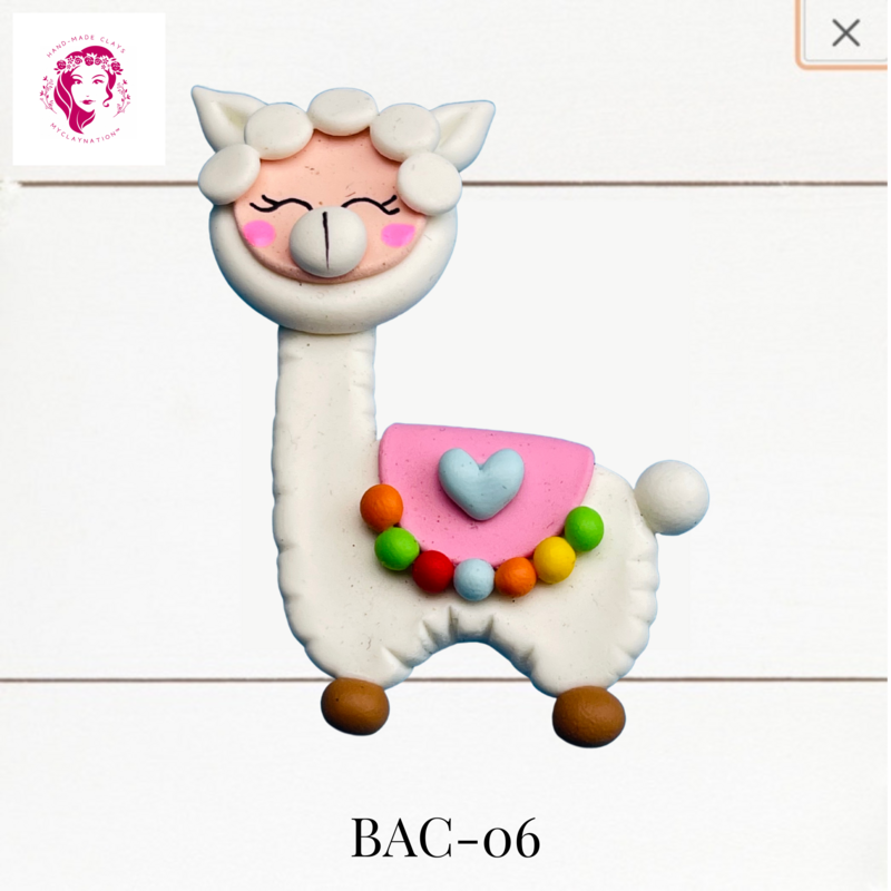 BAC-06: Animal Babies Clay Bow Center