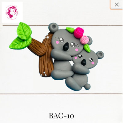 BAC-10: Animal Babies Clay Bow Center