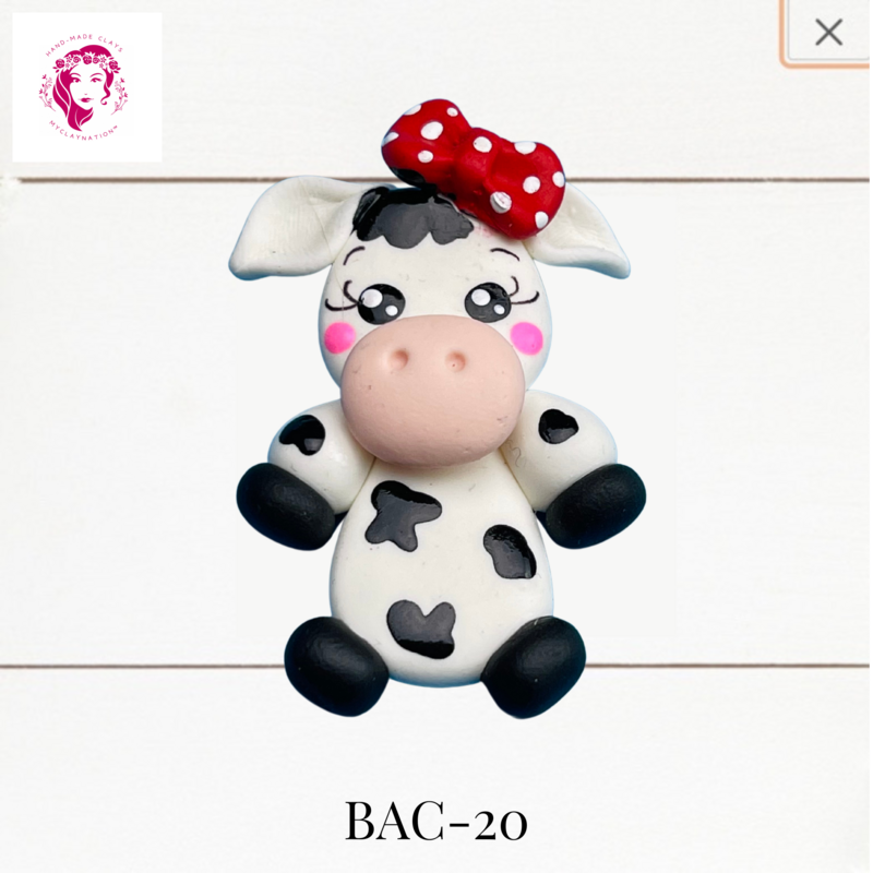 BAC-20: Animal Babies Clay Bow Center