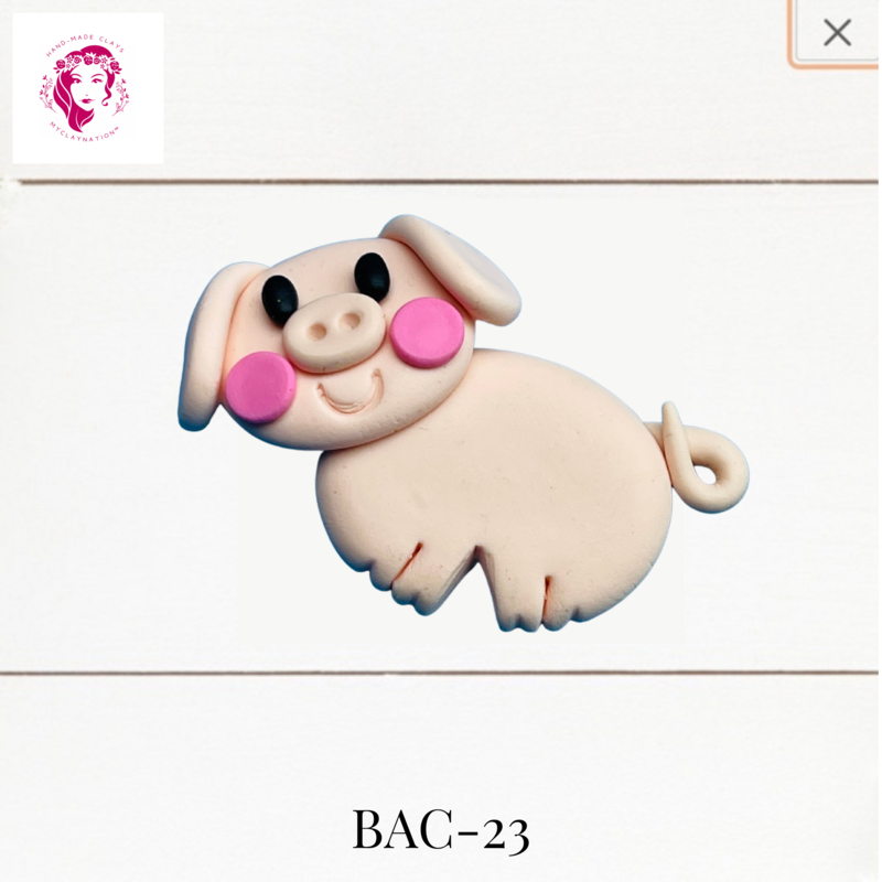 BAC-23: Animal Babies Clay Bow Center