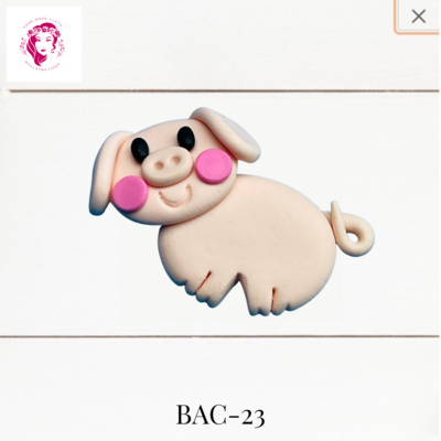 BAC-23: Animal Babies Clay Bow Center