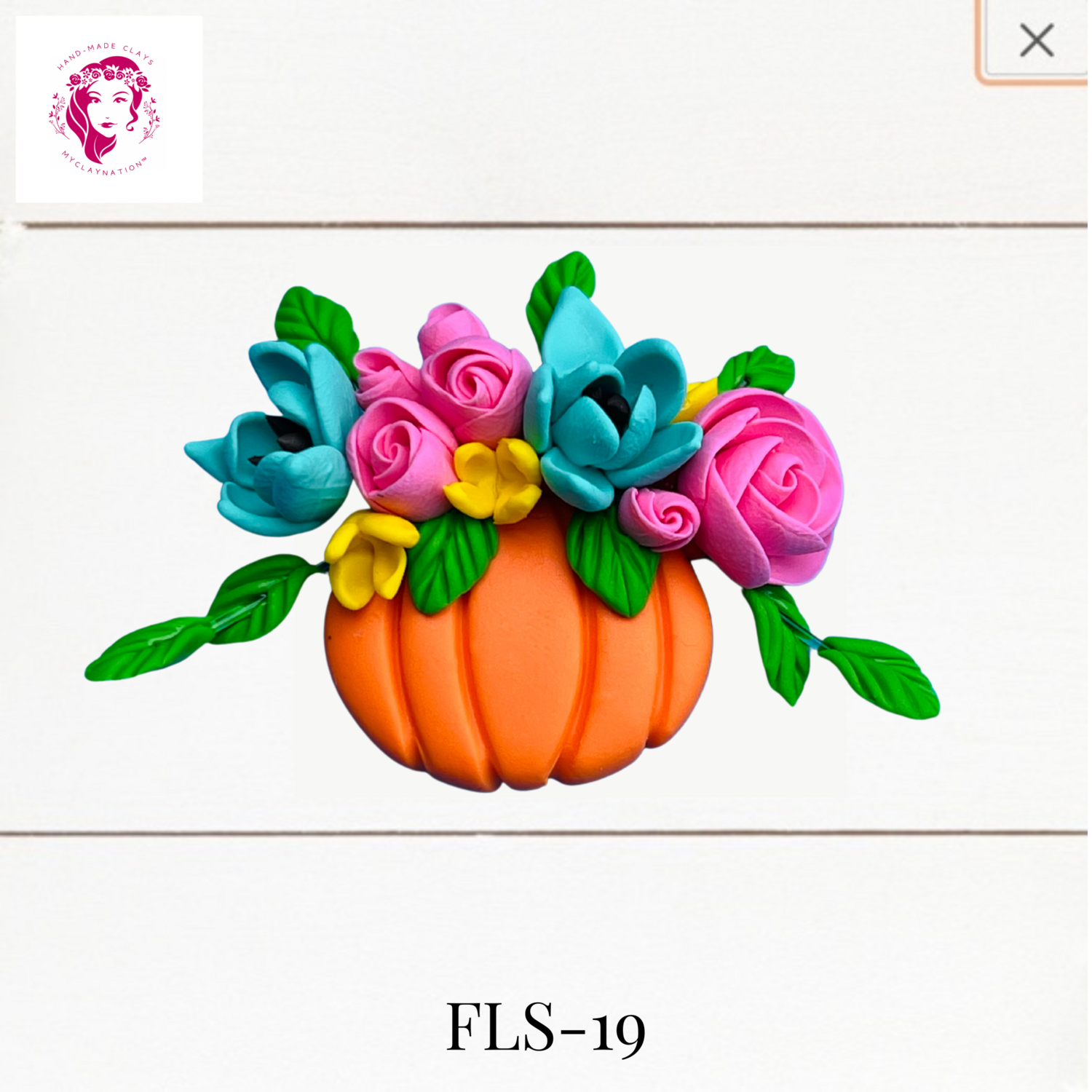 FLS-19: Flowers &amp; Shrooms Clay Bow Center