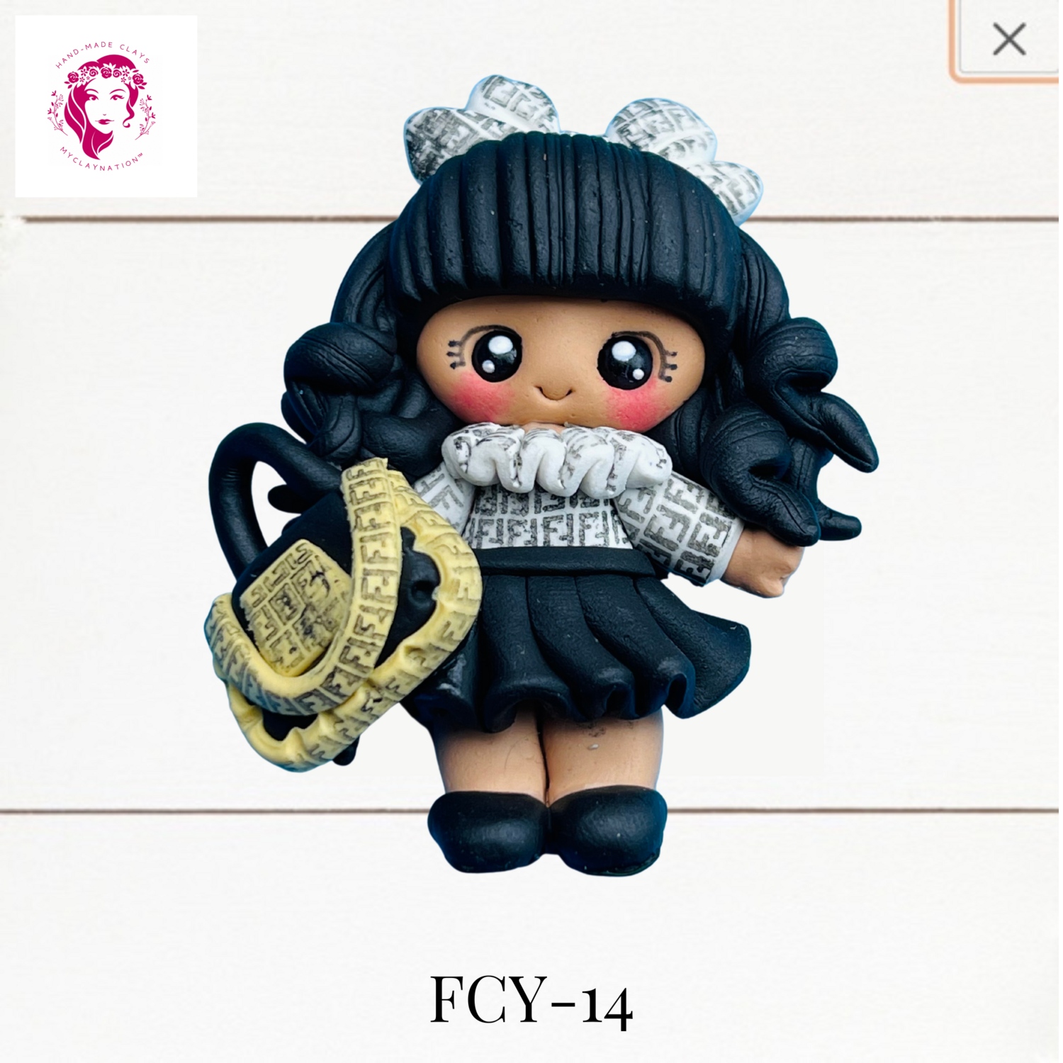 FCY-14: Fancy Outfits Clay Bow Center