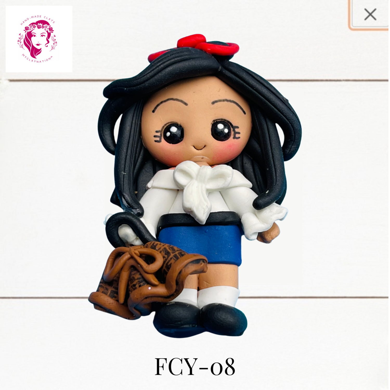 FCY-08: Fancy Outfits Clay Bow Center