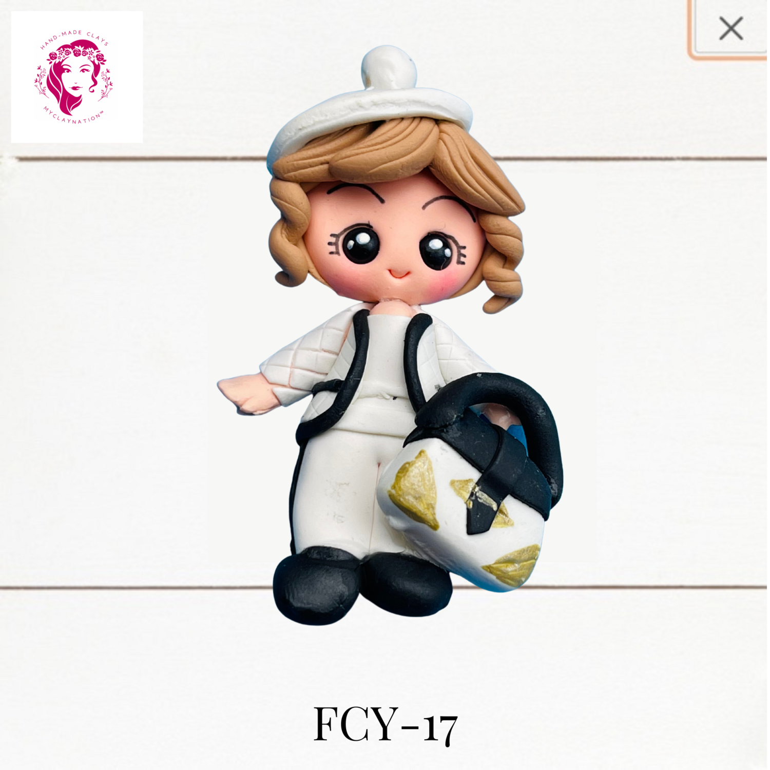 FCY-17: Fancy Outfits Clay Bow Center