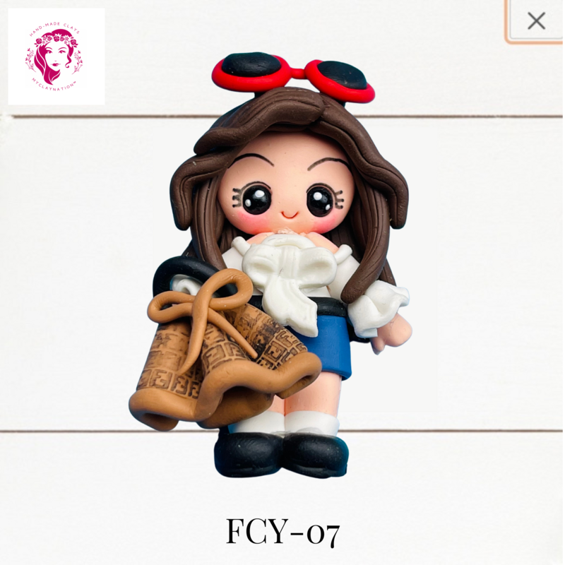 FCY-07: Fancy Outfits Clay Bow Center