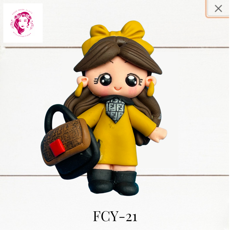 FCY-21: Fancy Outfits Clay Bow Center