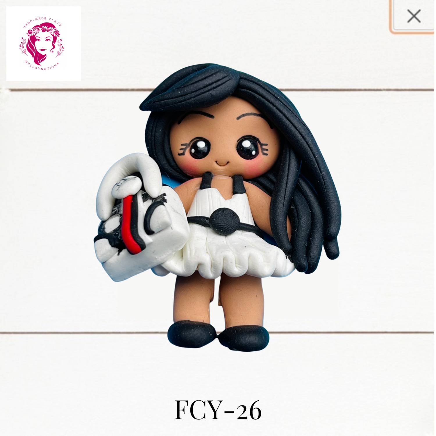 FCY-26: Fancy Outfits Clay Bow Center