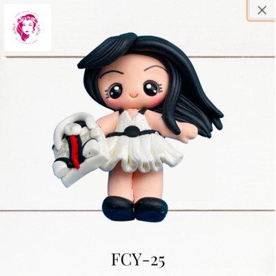 FCY-25: Fancy Outfits Clay Bow Center