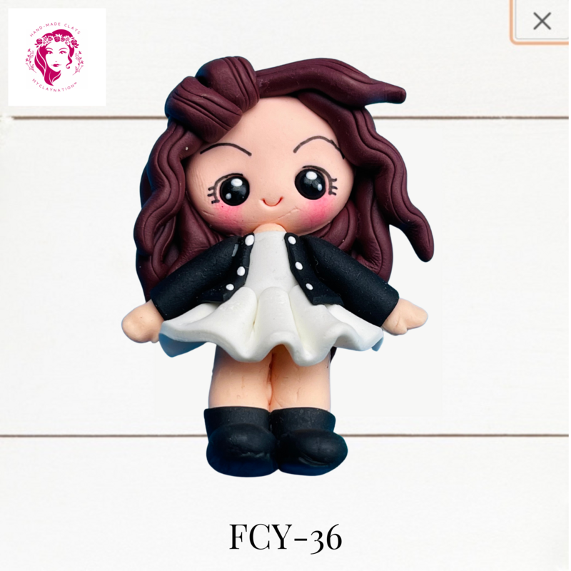 FCY-36: Fancy Outfits Clay Bow Center