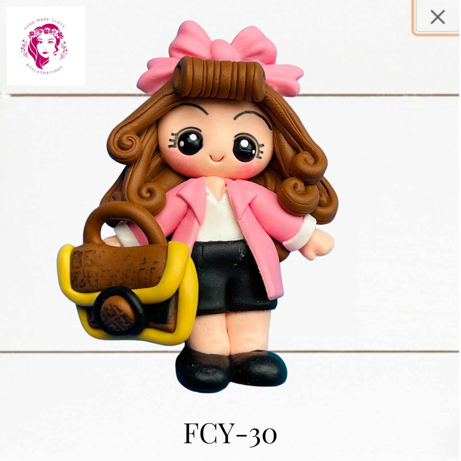 FCY-30: Fancy Outfits Clay Bow Center