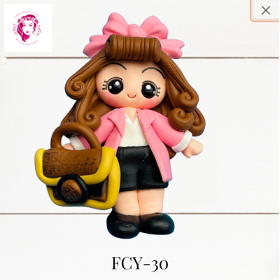 FCY-30: Fancy Outfits Clay Bow Center