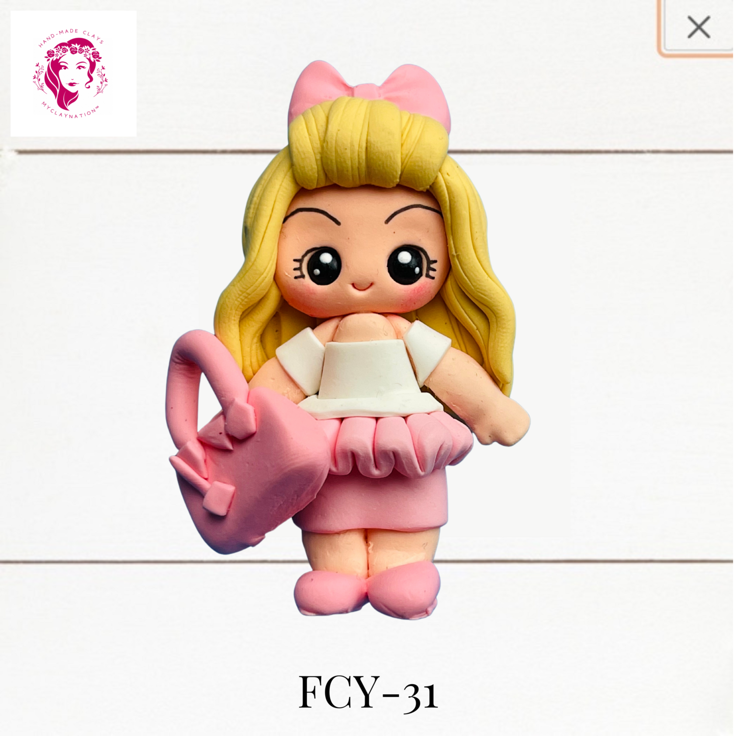 FCY-31: Fancy Outfits Clay Bow Center