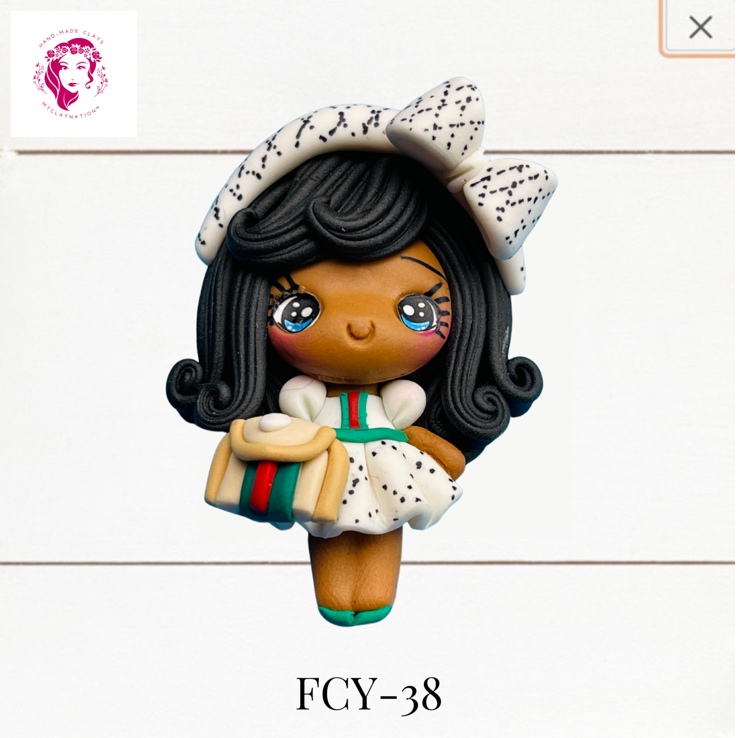 FCY-38: Fancy Outfits Clay Bow Center