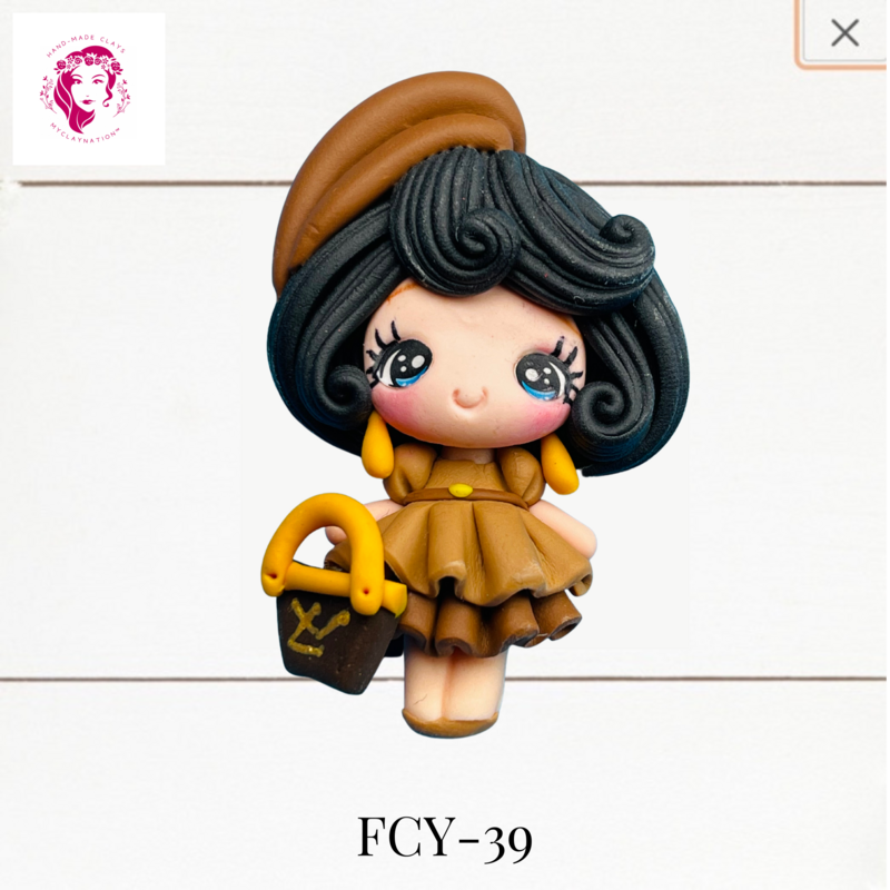 FCY-39: Fancy Outfits Clay Bow Center