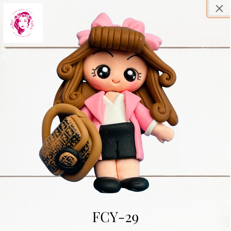 FCY-29: Fancy Outfits Clay Bow Center