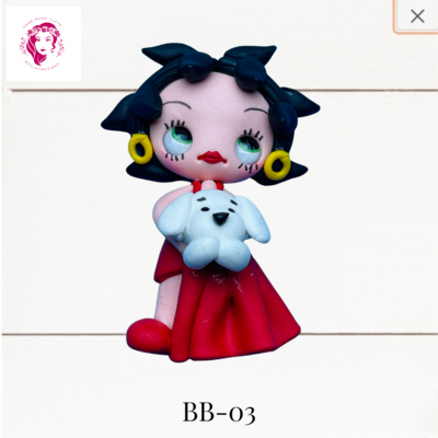 BB-03: Betty Boop Inspired Polymer Clay Charm