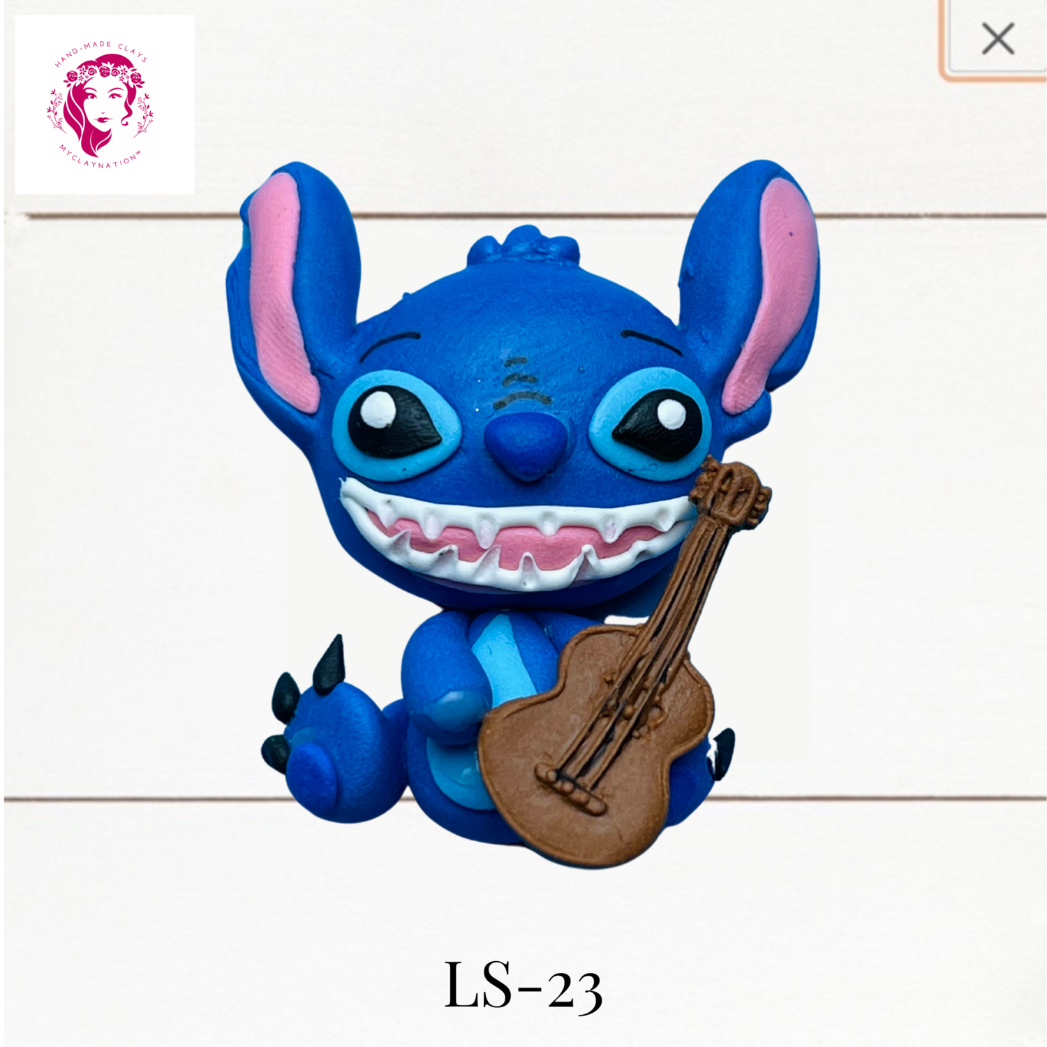 LS-23: Lilo &amp; Stitch Inspired Clay Bow Center