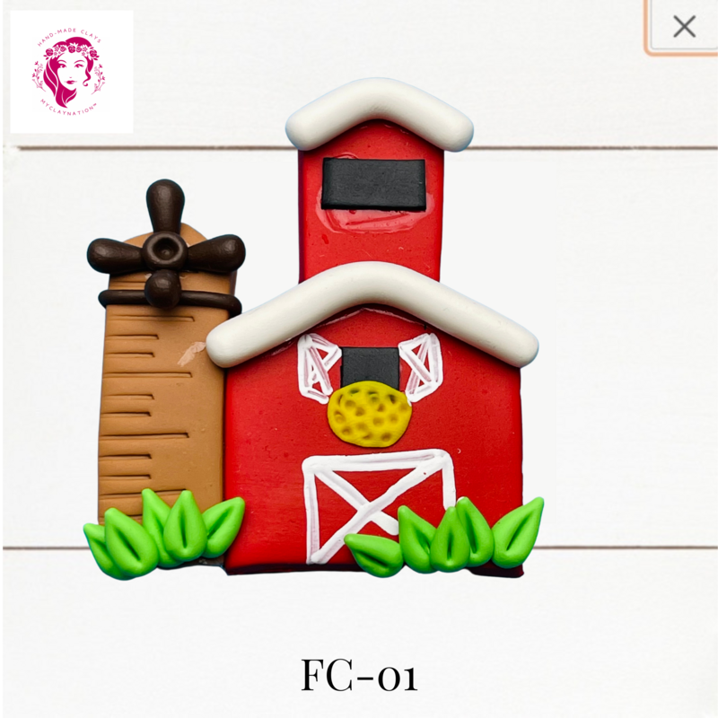 FC-01: Farm-Themed Clay Bow Center DIY