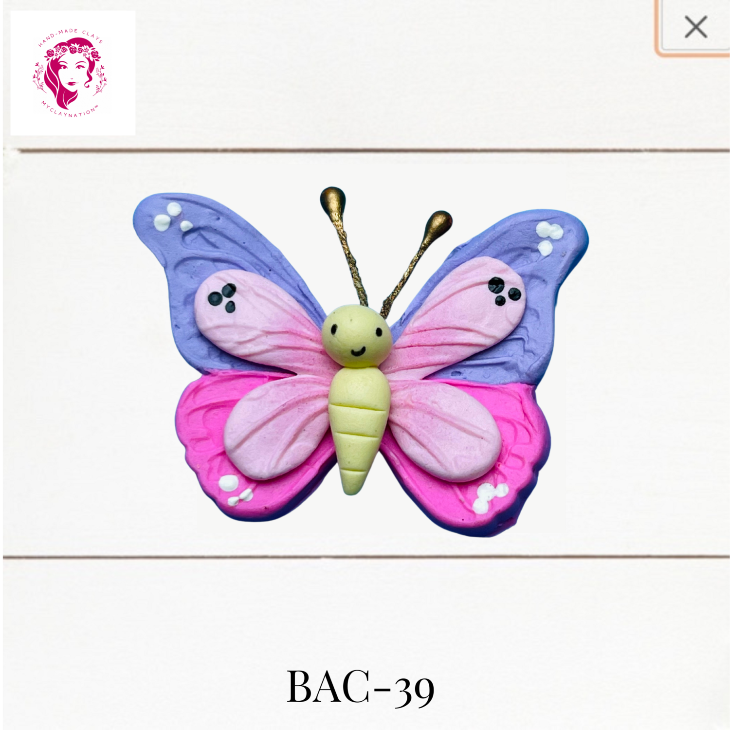 BAC-39: Butterfly Clay Bow Center