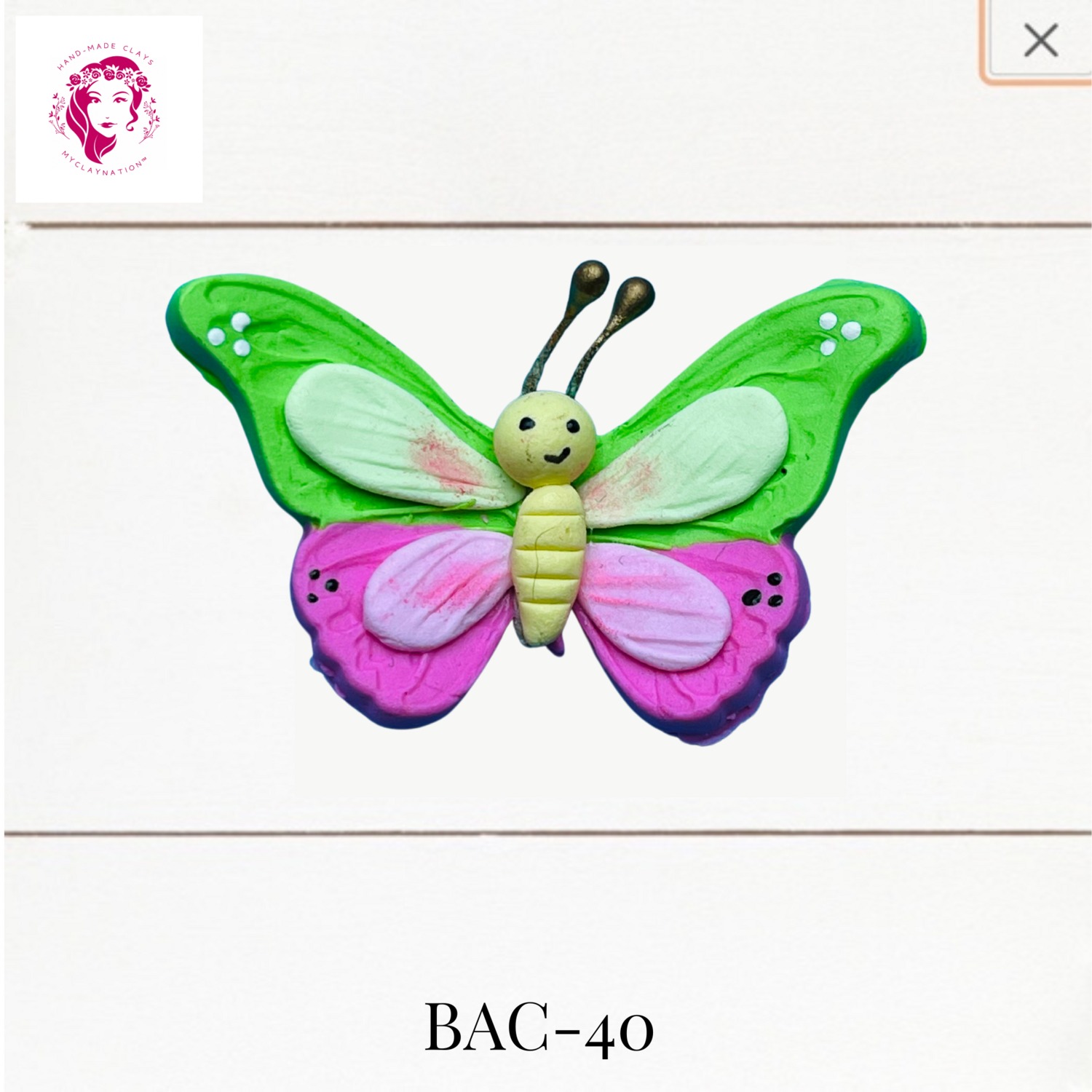 BAC-40: Butterfly Clay Bow Center