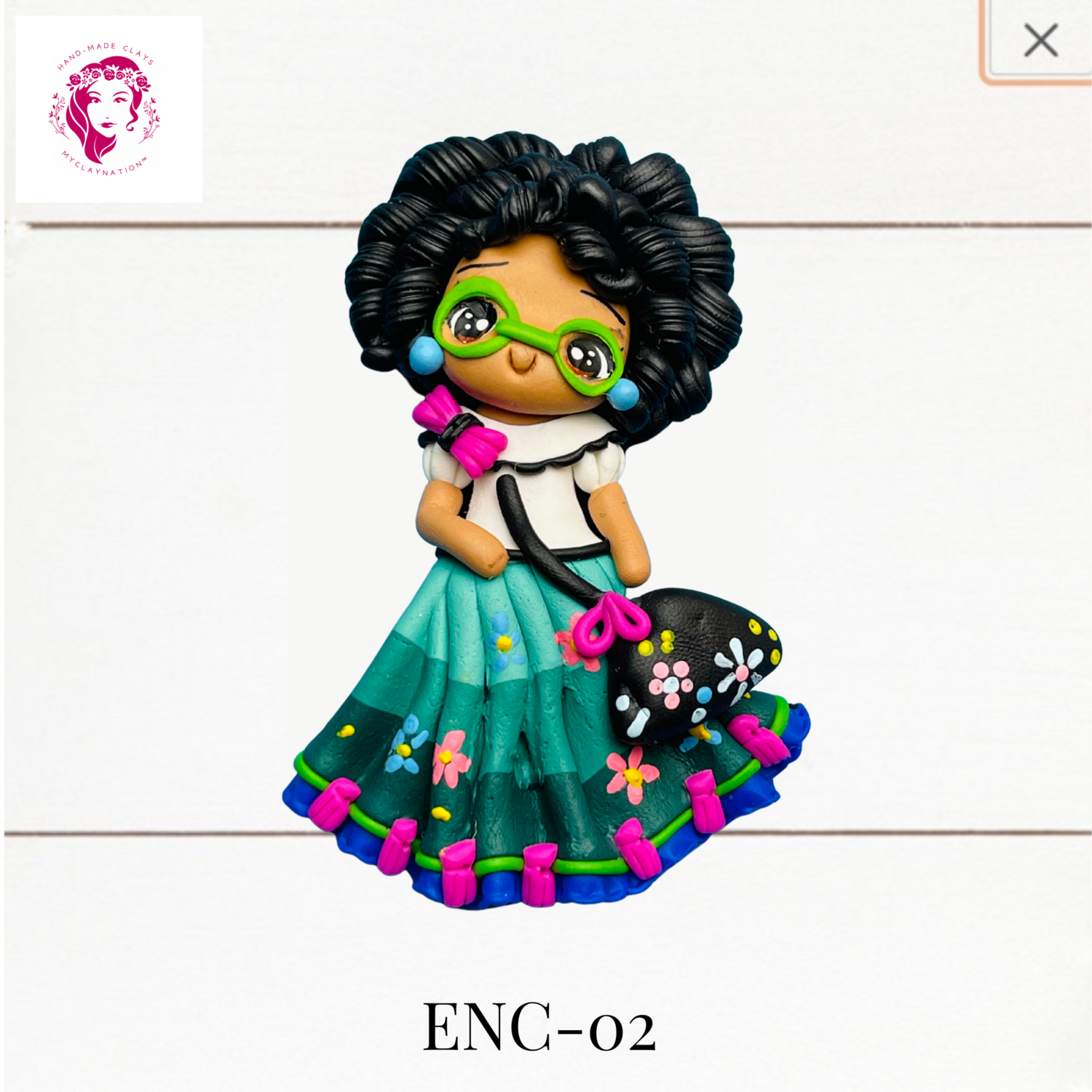 ENC-02: Encanto Inspired Clay Bow Center