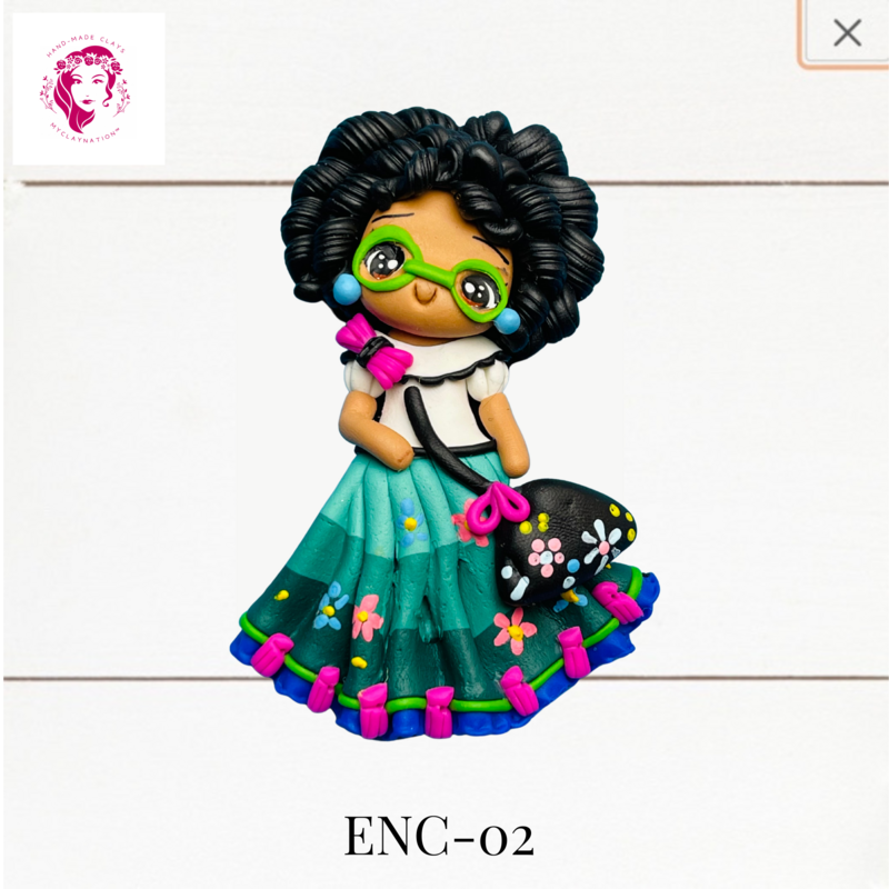 ENC-02: Encanto Inspired Clay Bow Center