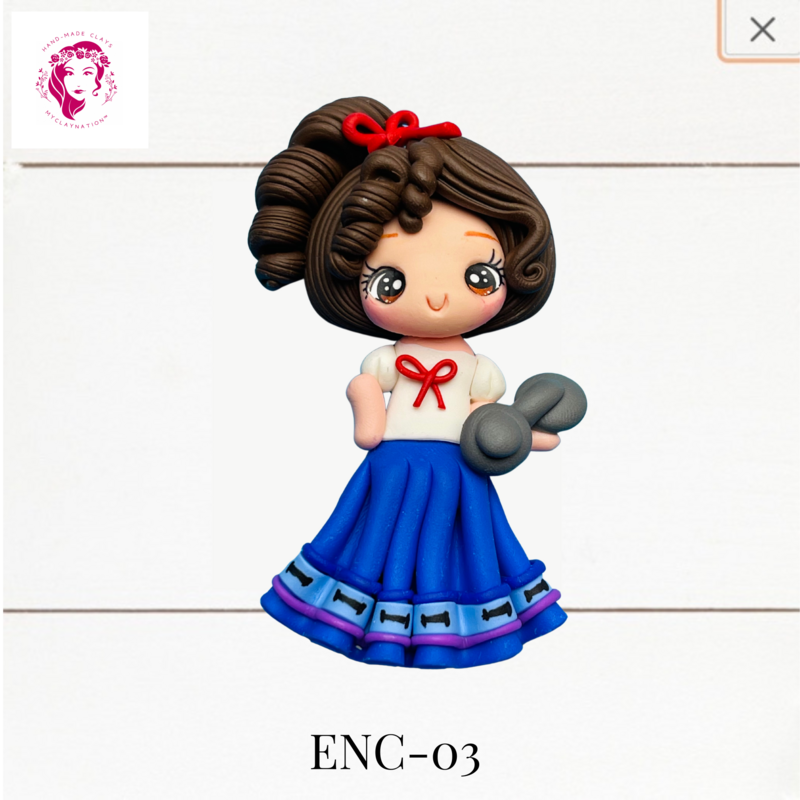 ENC-03: Encanto Inspired Clay Bow Center