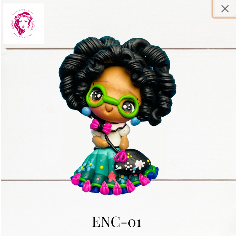 ENC-01: Encanto Inspired Clay Bow Center