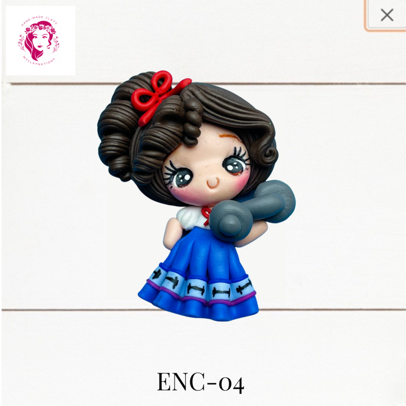 ENC-04: Encanto Inspired Clay Bow Center