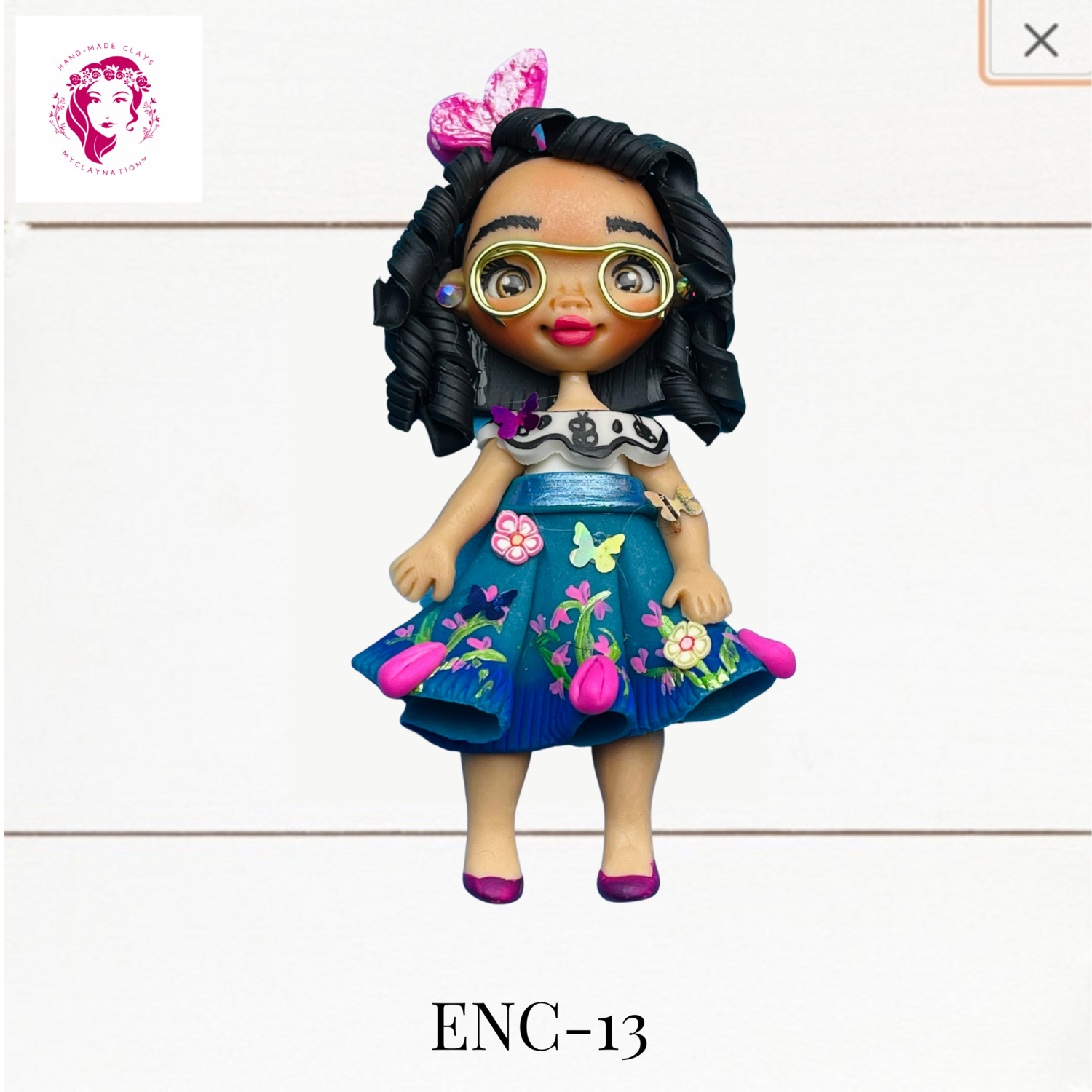 ENC-13: Encanto Inspired Clay Bow Center