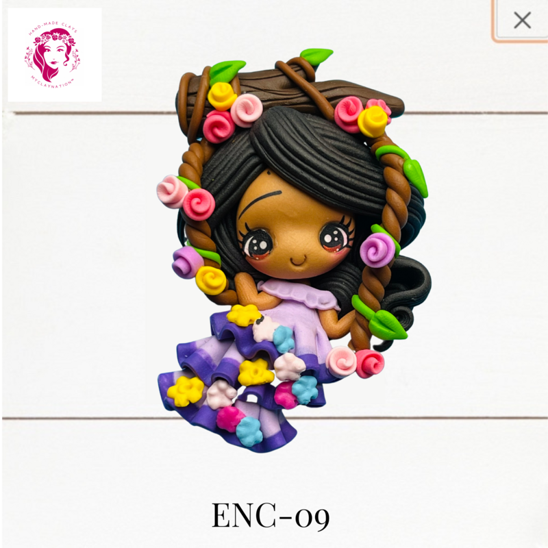 ENC-09: Encanto Inspired Clay Bow Center