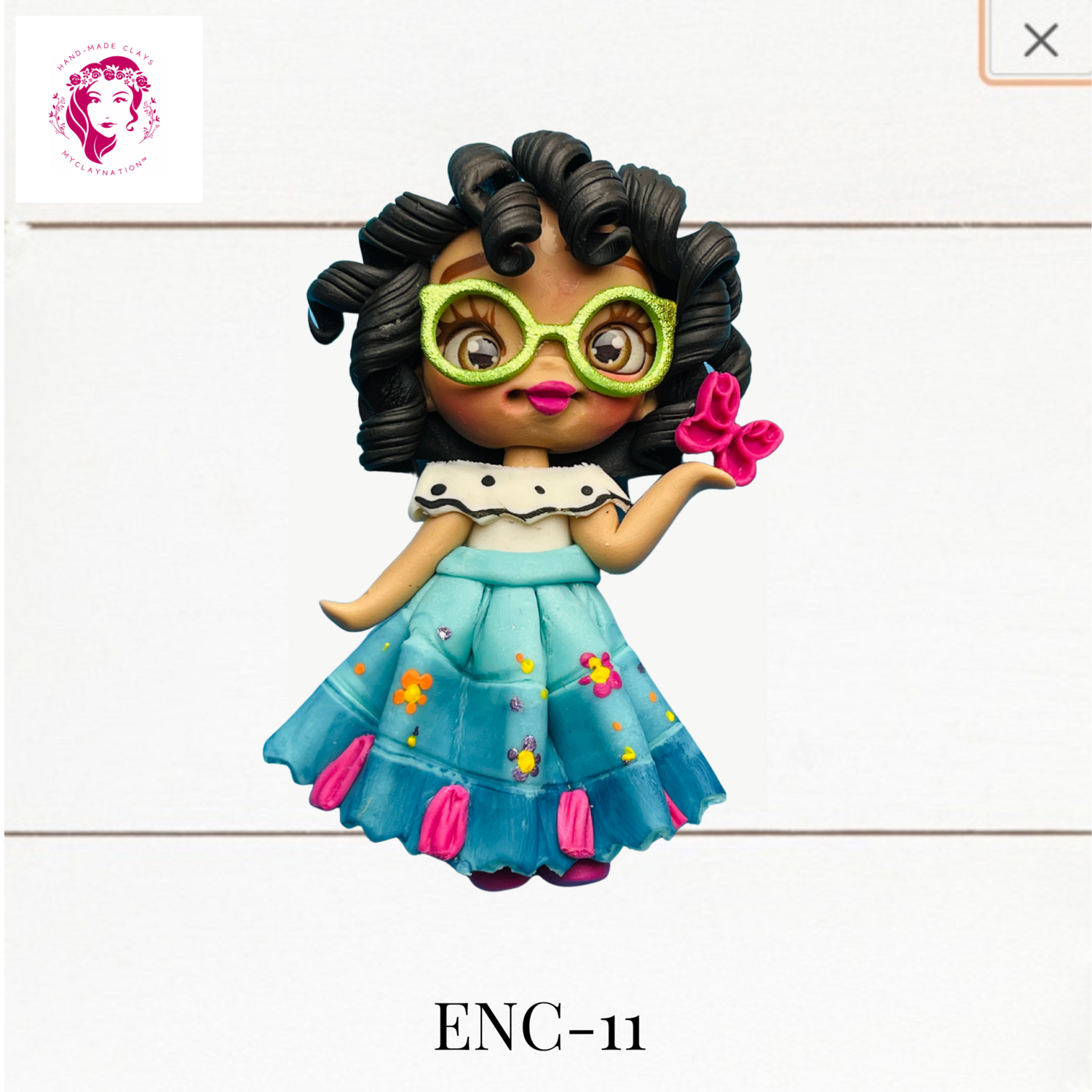 ENC-11: Encanto Inspired Clay Bow Center