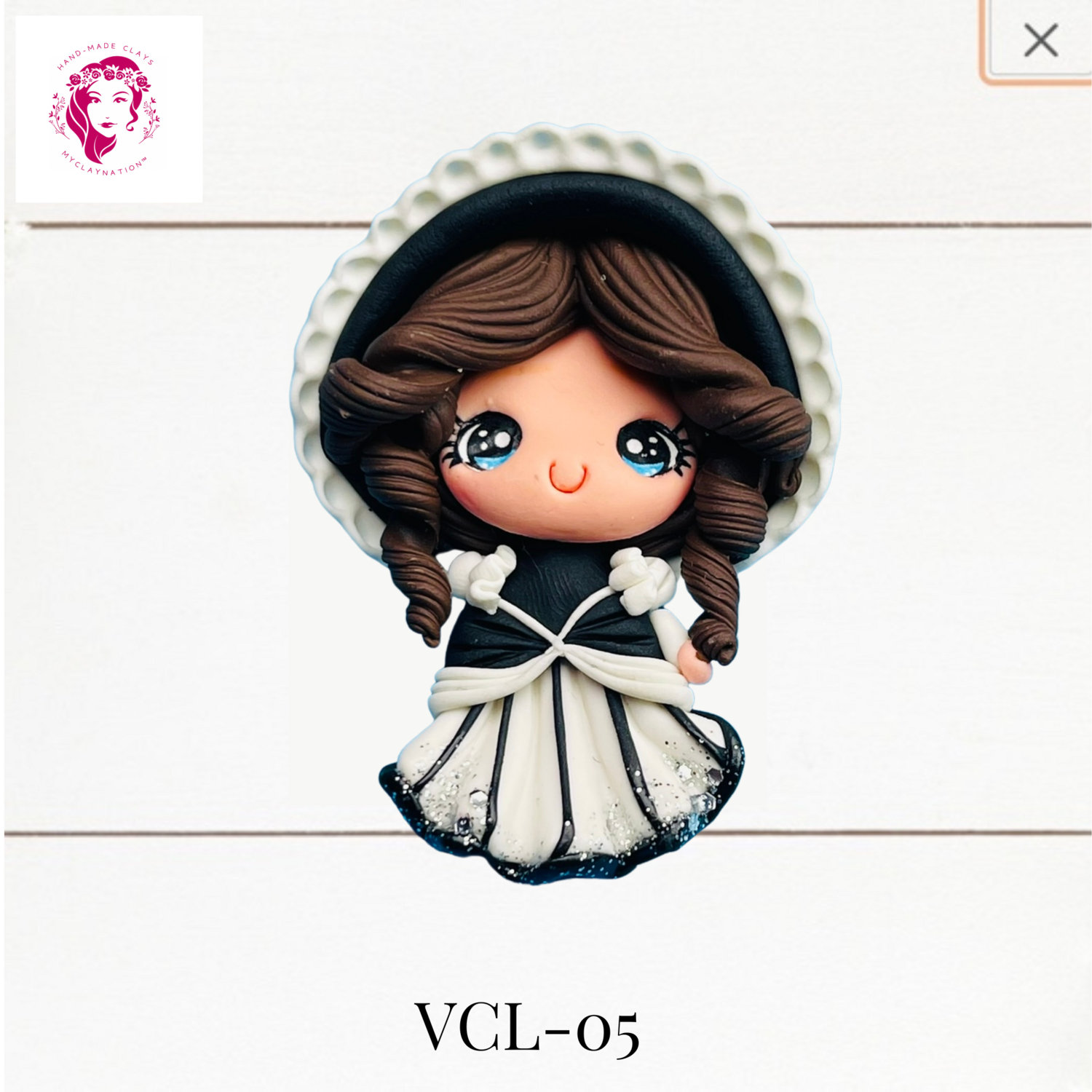 VCL-05: Victorian Ladies Clay Bow Center