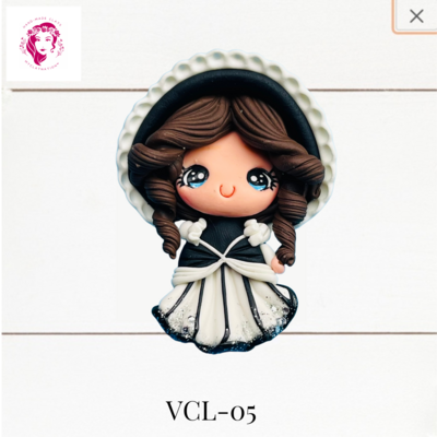 VCL-05: Victorian Ladies Clay Bow Center