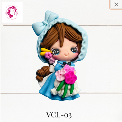 VCL-03: Victorian Ladies Clay Bow Center