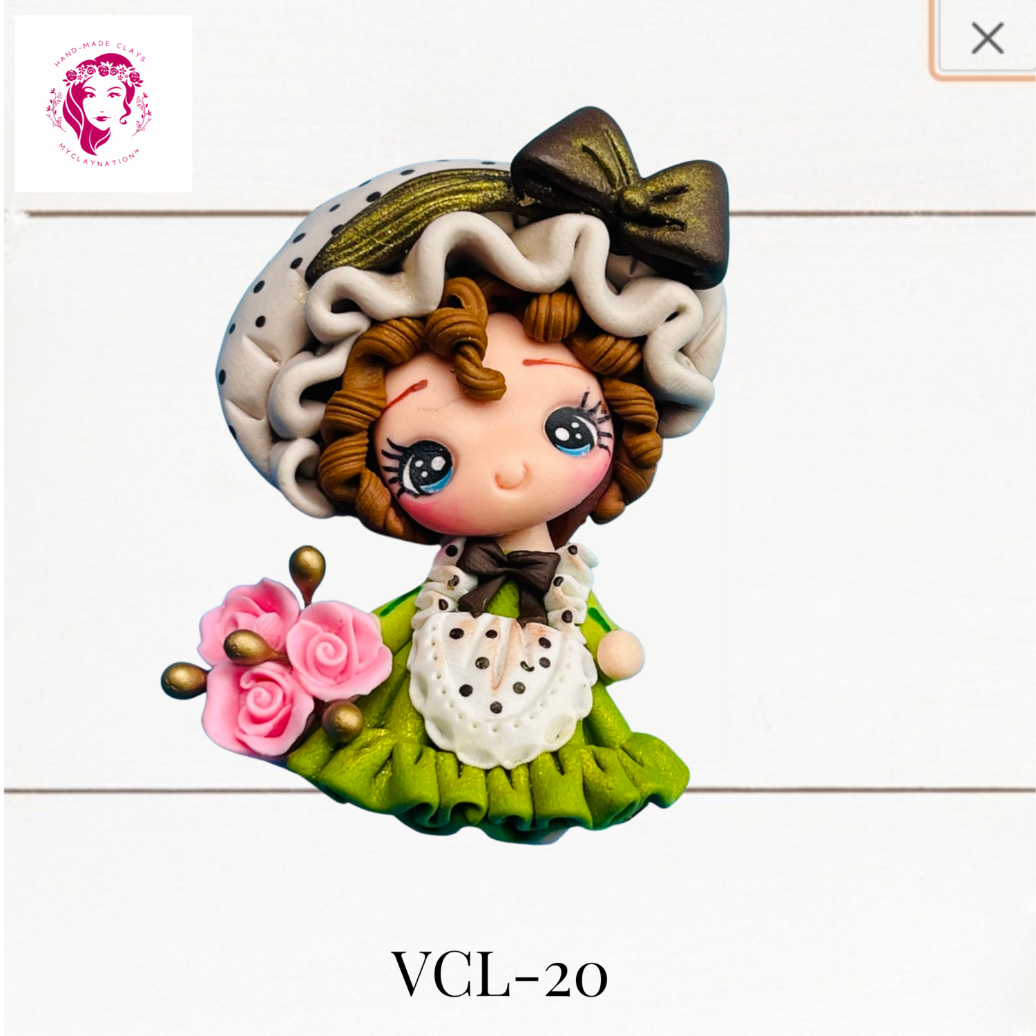 VCL-20: Victorian Ladies Clay Bow Center