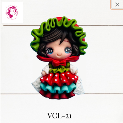 VCL-21: Victorian Ladies Clay Bow Center