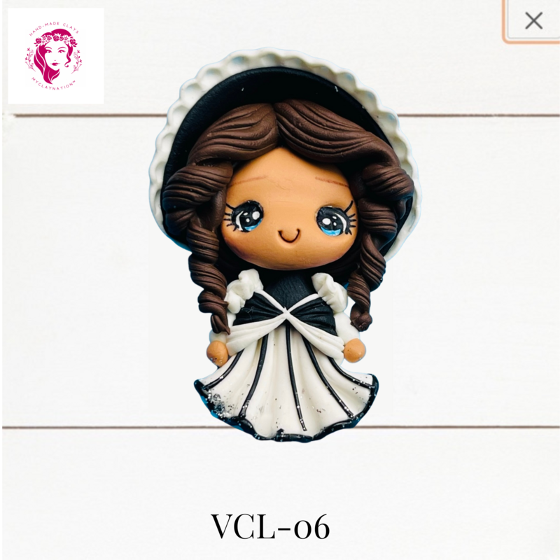 VCL-06: Victorian Ladies Clay Bow Center