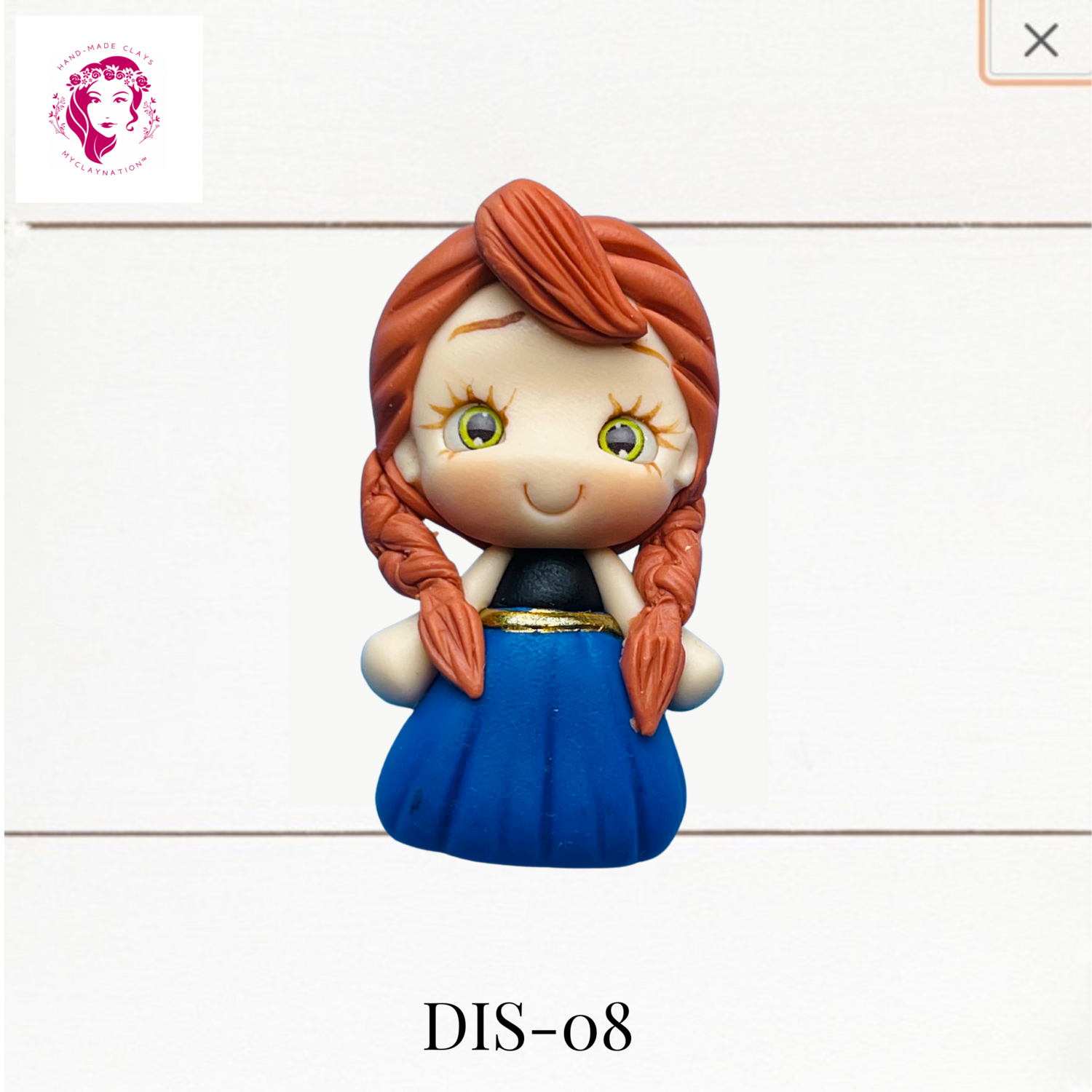 Fairytale Clay Hairbow Center Anna Inspired -DIS-08