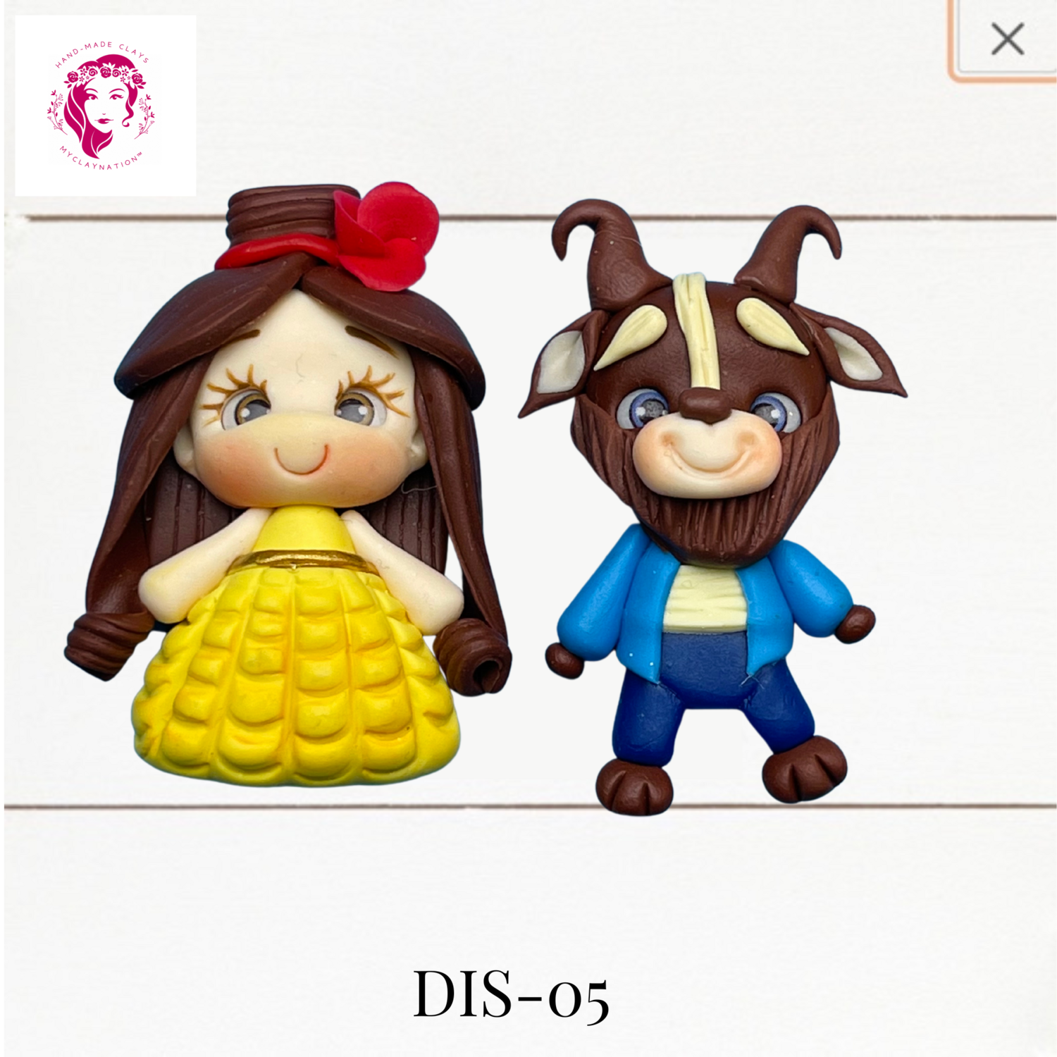 Fairytale Clay Hairbow Center Beauty &amp; Beast -DIS-05