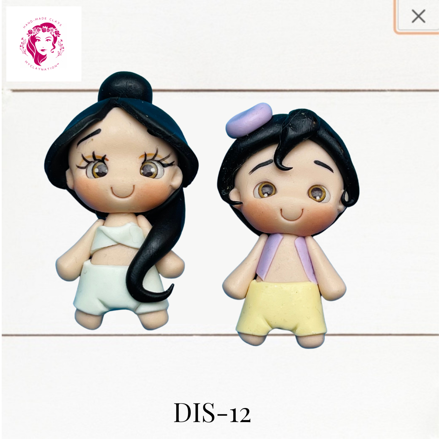 Fairytale Clay Hairbow Center Princess Couple -DIS-12