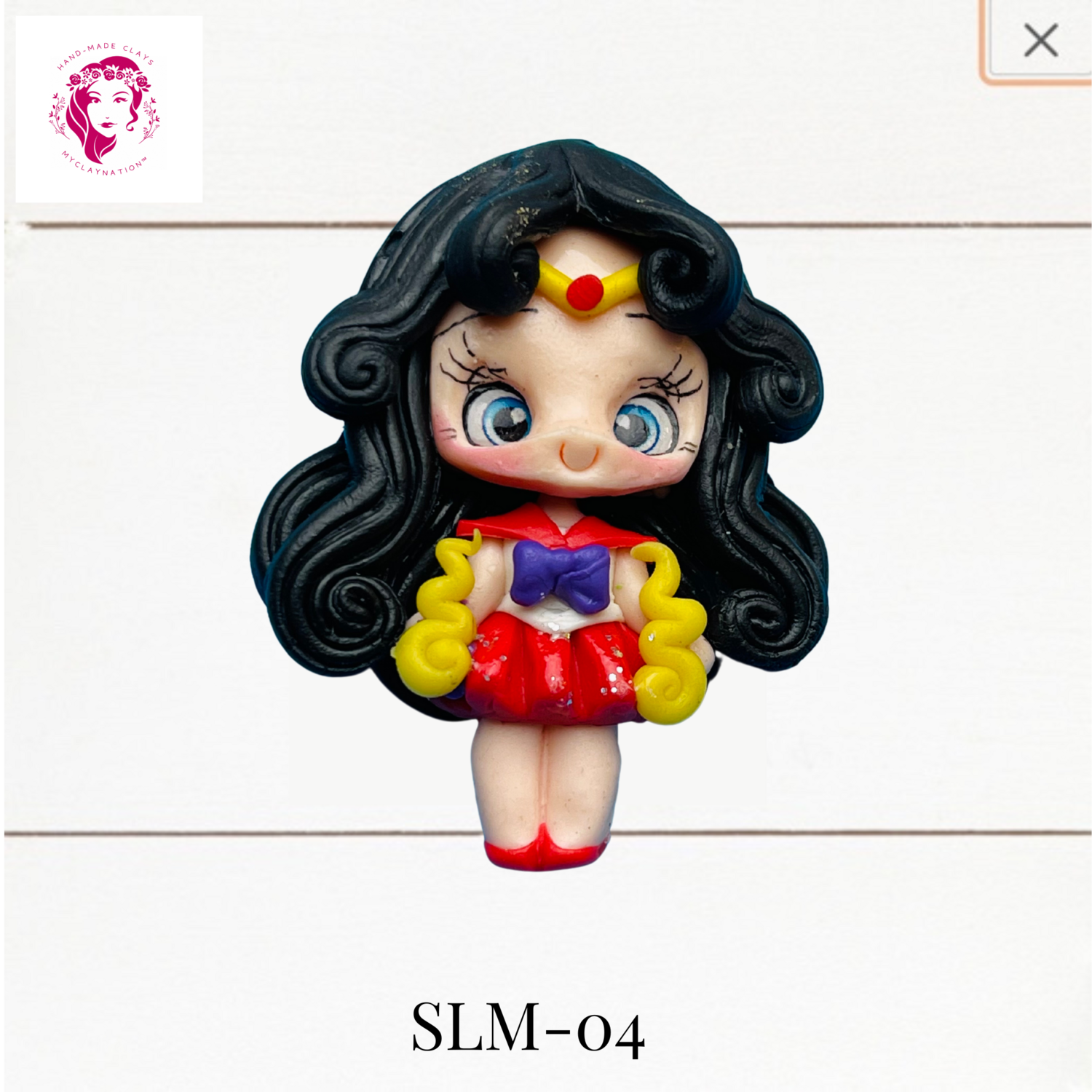 Mars Clay Hairbow Center Sailor Moon Inspired -SLM-04