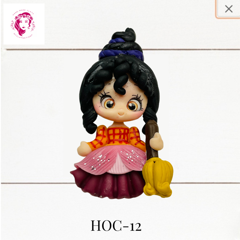 Mary Clay Hairbow Center Hocus Pocus Inspired -HOC-12
