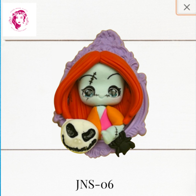 Jack &amp; Sally Clay Hairbow Center Sally inspired -JNS-06