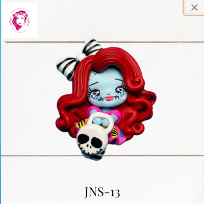 Jack &amp; Sally Clay Hairbow Center Sally inspired -JNS-13