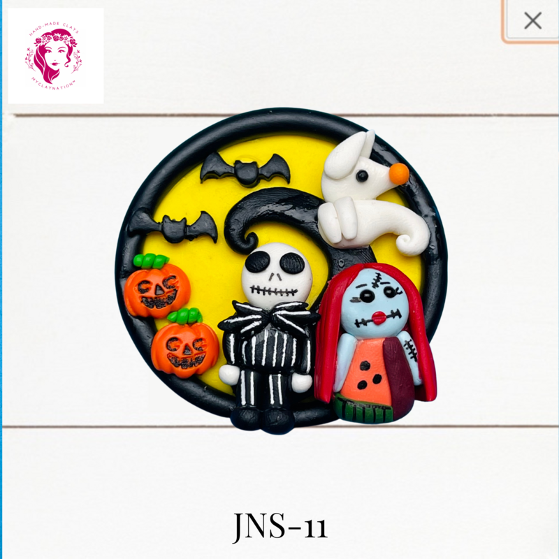 Jack &amp; Sally Clay Hairbow Center Happy Couple -JNS-11