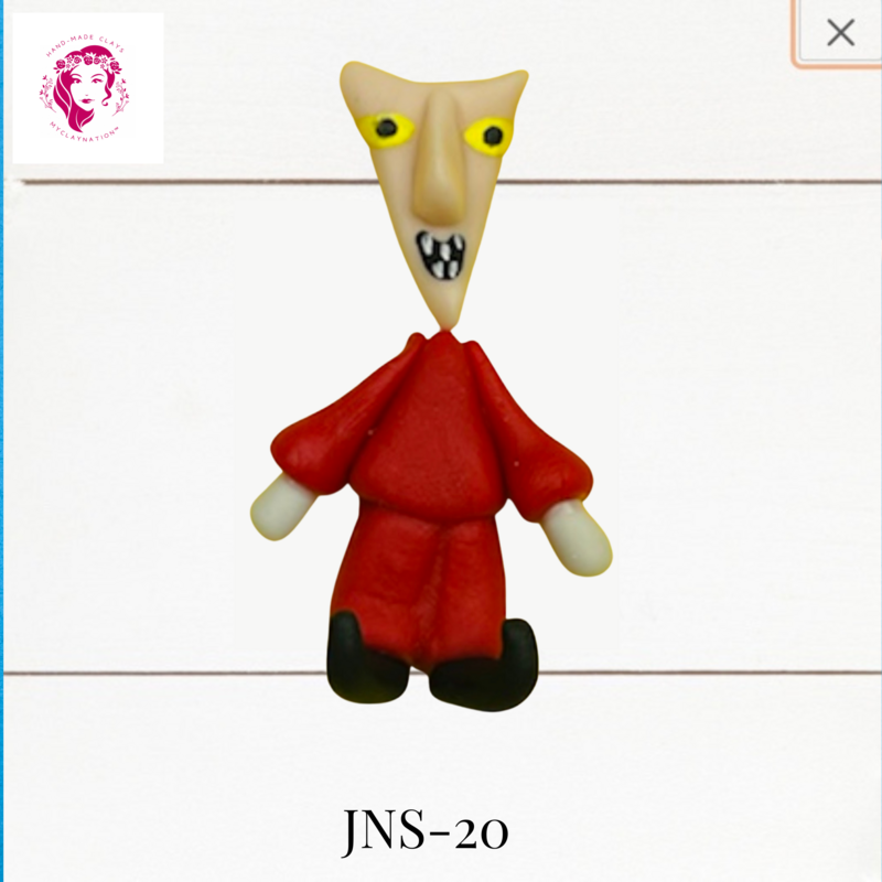 Jack &amp; Sally Clay Hairbow Center Lock -JNS-20