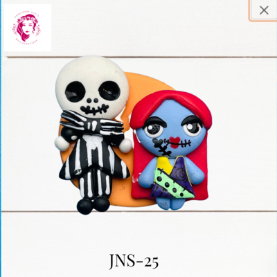 Jack &amp; Sally Clay Hairbow Center Couple -JNS-25